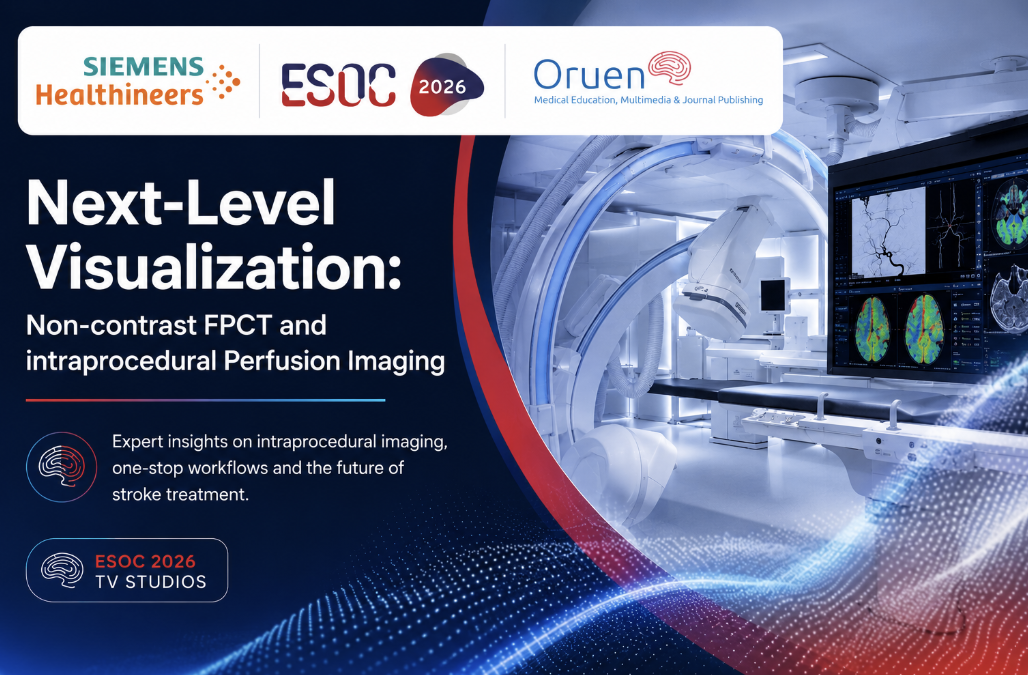 ESOC TV Studios 2026 – Industry slot by Siemens Healthineers: Next-Level Visualization: Non-contrast FPCT and intraprocedural Perfusion Imaging